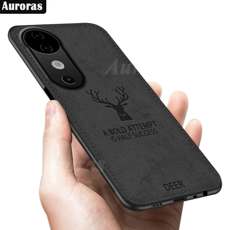 Skinlee For VIVO V40 5G Case Luxuy Fabric Cloth Deer Printing Soft Cover For VIVO V40 Lite V40 Pro 5G Back Casing
Skinlee For VIVO V40 5G Case Luxuy Fabric Cloth Deer Printing Soft Cover For VIVO V40 Lite V40 Pro 5G Back Casing