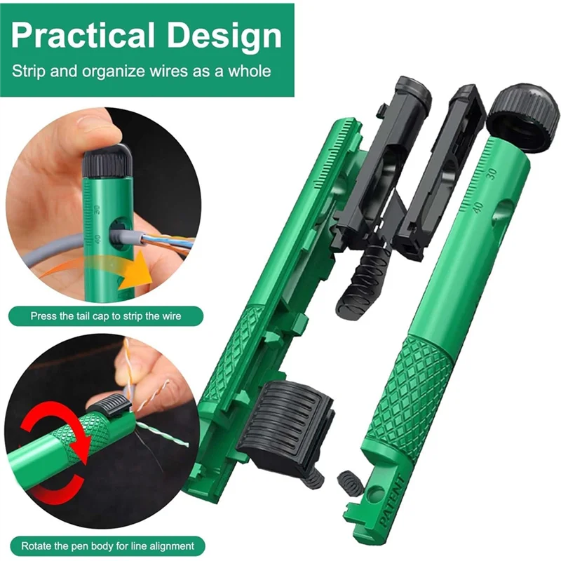 【Lowest-Price!】Wire Straightener Network Cable Organizer Cut And Untwist Tool,SK5 Blade Wire Stripping Management Tool For Engin
【Lowest-Price!】Wire Straightener Network Cable Organizer Cut And Untwist Tool,SK5 Blade Wire Stripping Management Tool For Engin