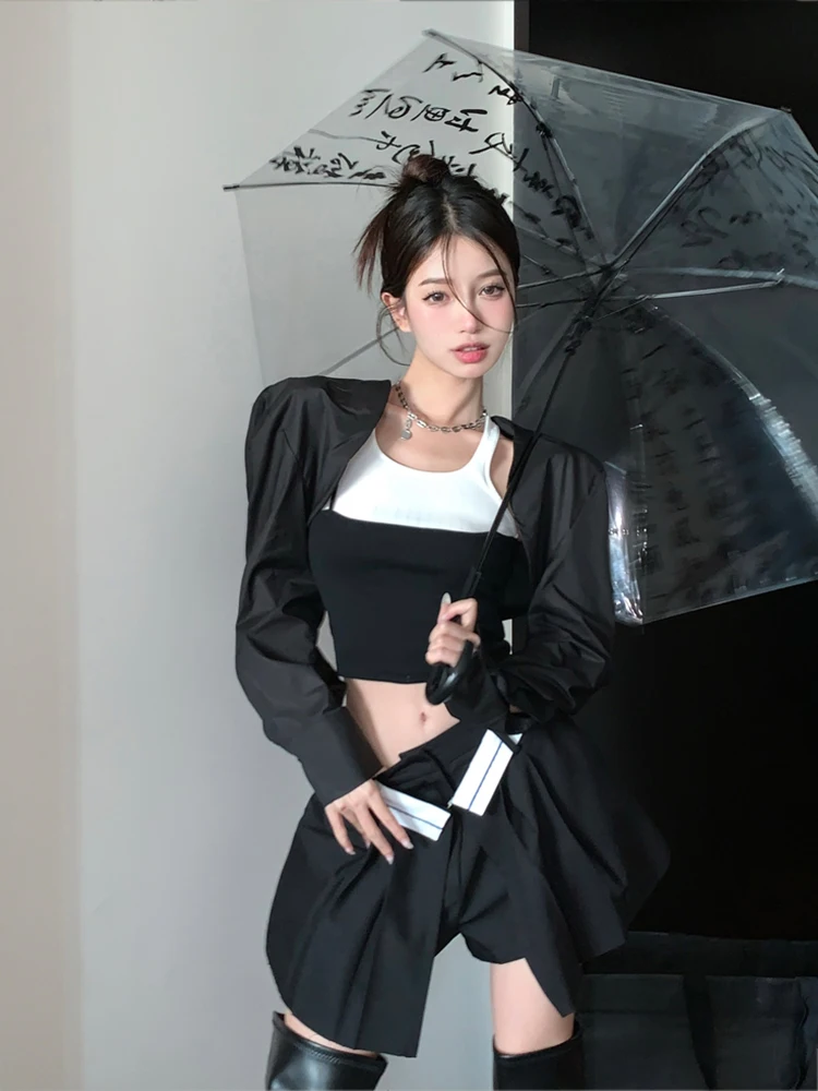 Sweet Cool Style Fat Girl Summer Streetwear Set Women's High Waist Slimming Skirt Pants Long Sleeve round Neck Commute S...
Sweet Cool Style Fat Girl Summer Streetwear Set Women's High Waist Slimming Skirt Pants Long Sleeve round Neck Commute S...