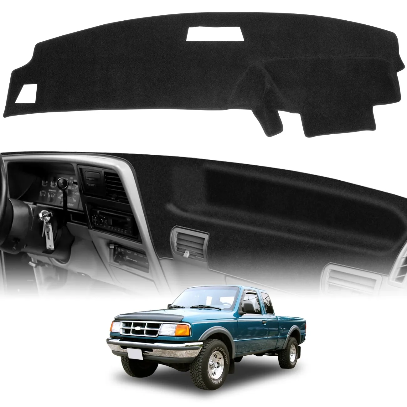 Dashboard Cover Mat For Ford Ranger Explorer Bronco II For Mazda Navajo 1991-1994 Sunshade Glare UV Non-Slip Protector Interior
Dashboard Cover Mat For Ford Ranger Explorer Bronco II For Mazda Navajo 1991-1994 Sunshade Glare UV Non-Slip Protector Interior