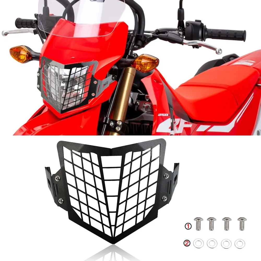 For Honda CRF250L CRF250M CRF300L CRF250L 250M 300L 2012-2023 2022 2021 2020 Motorcycle Headlight Guard Cover Grill Protection
For Honda CRF250L CRF250M CRF300L CRF250L 250M 300L 2012-2023 2022 2021 2020 Motorcycle Headlight Guard Cover Grill Protection