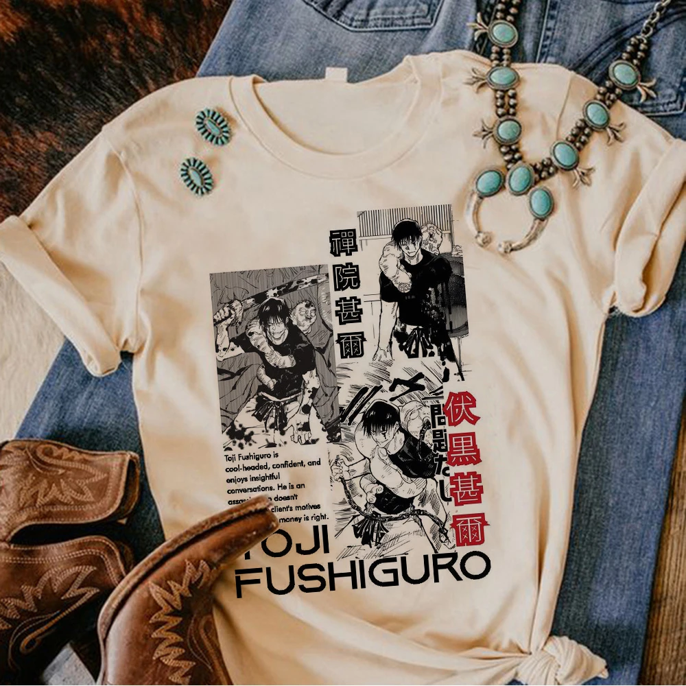 Toji аниме футболка Женские комиксные футболки Женская смешная аниме одежда
Toji аниме футболка Женские комиксные футболки Женская смешная аниме одежда