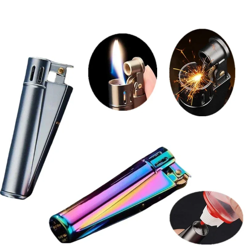 Windproof Kerosene Lighter, Men's Pulley, Retro Vintage Classic, Nostalgic Fire Machine, Sand Wheel, Creative Personality Trend
Windproof Kerosene Lighter, Men's Pulley, Retro Vintage Classic, Nostalgic Fire Machine, Sand Wheel, Creative Personality Trend