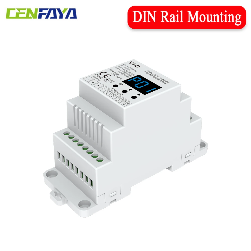 CENFAYA LED RF RGB RGBW CCT DIM-контроллер Цифровой цифровой дисплей Диммер DC 12 В 24 В Монтаж на DIN-рейку Режим выцветания 20 с на выбор
CENFAYA LED RF RGB RGBW CCT DIM-контроллер Цифровой цифровой дисплей Диммер DC 12 В 24 В Монтаж на DIN-рейку Режим выцветания 20 с на выбор