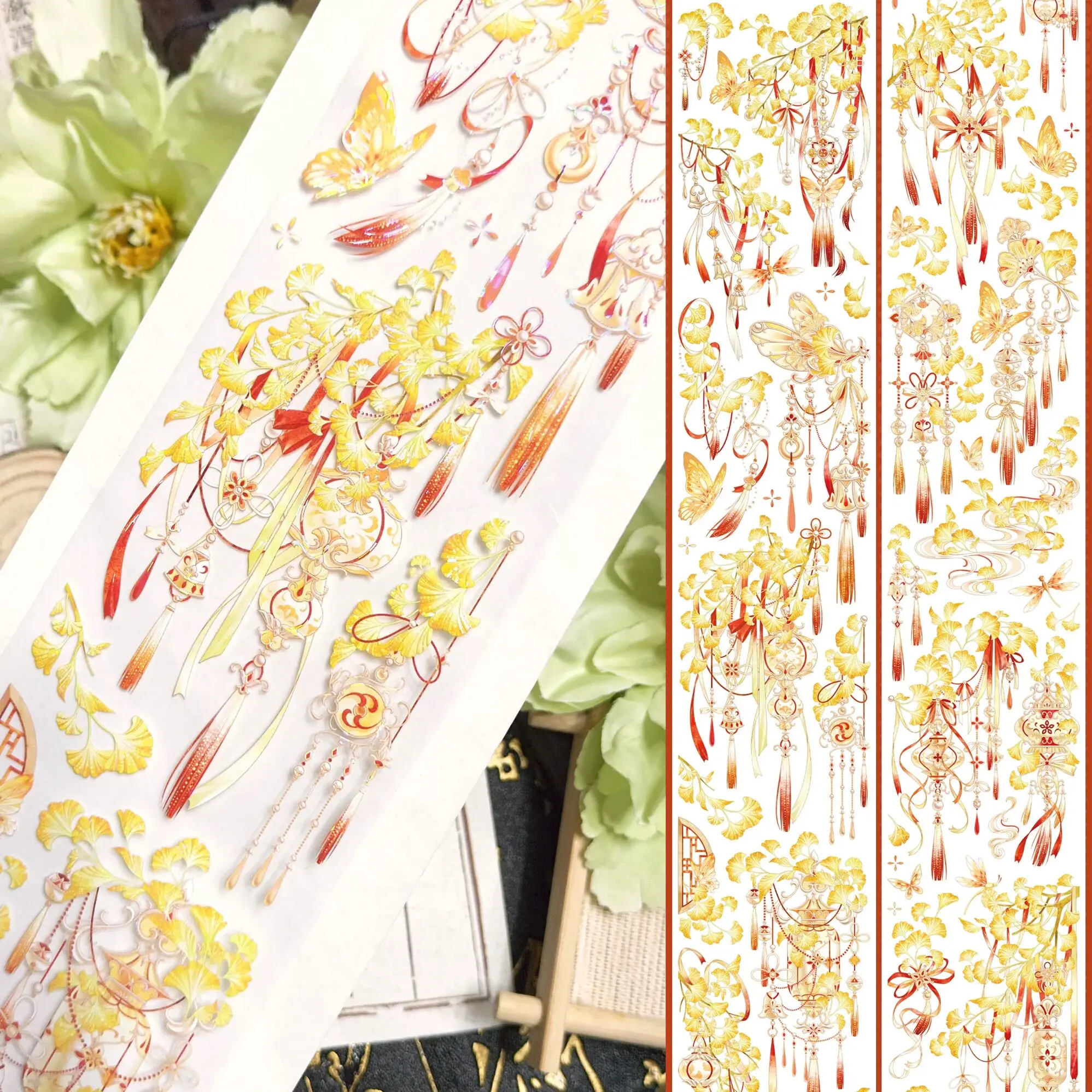Washi Pet Tape 1 Loop Tingguang Apricot Rain Pet Shell Light Antique Yellow Tassel BoBo Fish Notebook Goo Card Sticker
Washi Pet Tape 1 Loop Tingguang Apricot Rain Pet Shell Light Antique Yellow Tassel BoBo Fish Notebook Goo Card Sticker