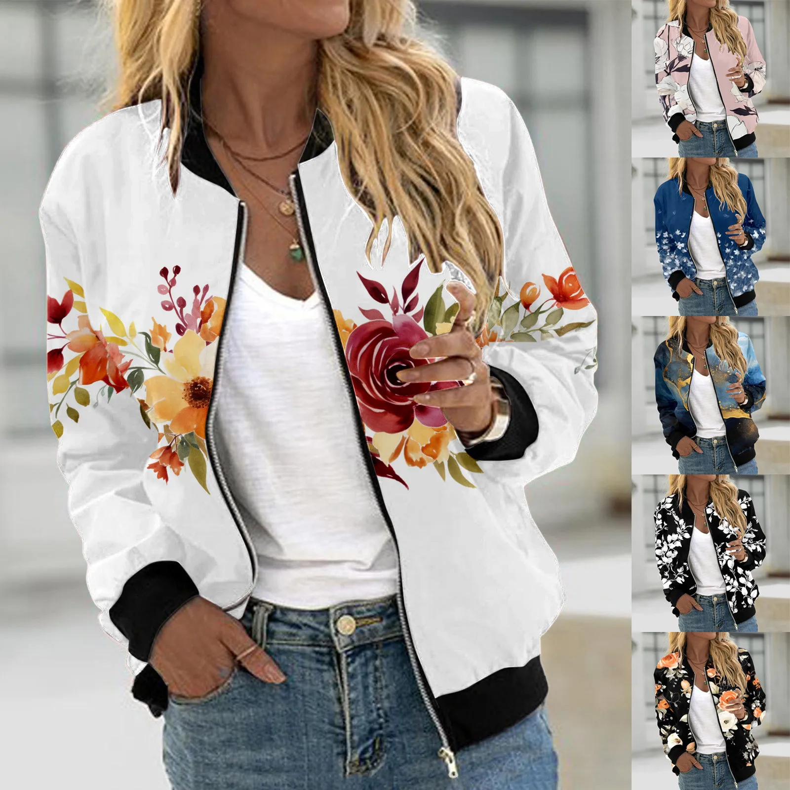 Womens Casual Daily Jackets Lightweight Zip Up Casual Jacket Floral Print Coat Puffy Vest Women Womens Fall Coats And Jackets
Womens Casual Daily Jackets Lightweight Zip Up Casual Jacket Floral Print Coat Puffy Vest Women Womens Fall Coats And Jackets