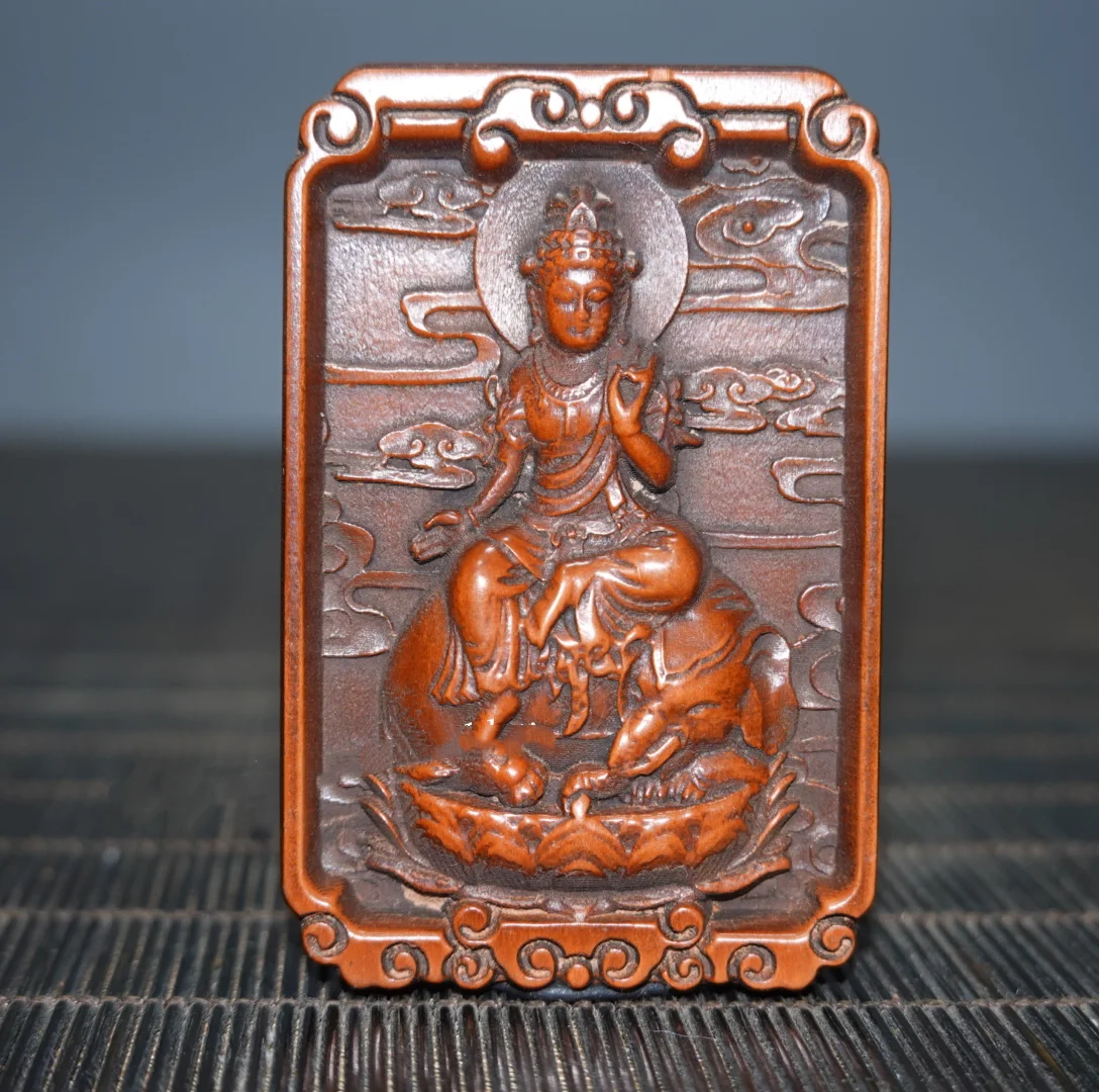 Old Collection Bodhisattva Wooden Carving Manjushri Bodhisattva Brand Statue
Old Collection Bodhisattva Wooden Carving Manjushri Bodhisattva Brand Statue