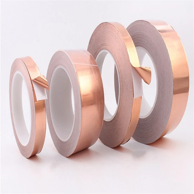 Self-adhesive pure copper single-sided conductive tape (good heat dissipation, high temperature signal shielding)
Self-adhesive pure copper single-sided conductive tape (good heat dissipation, high temperature signal shielding)