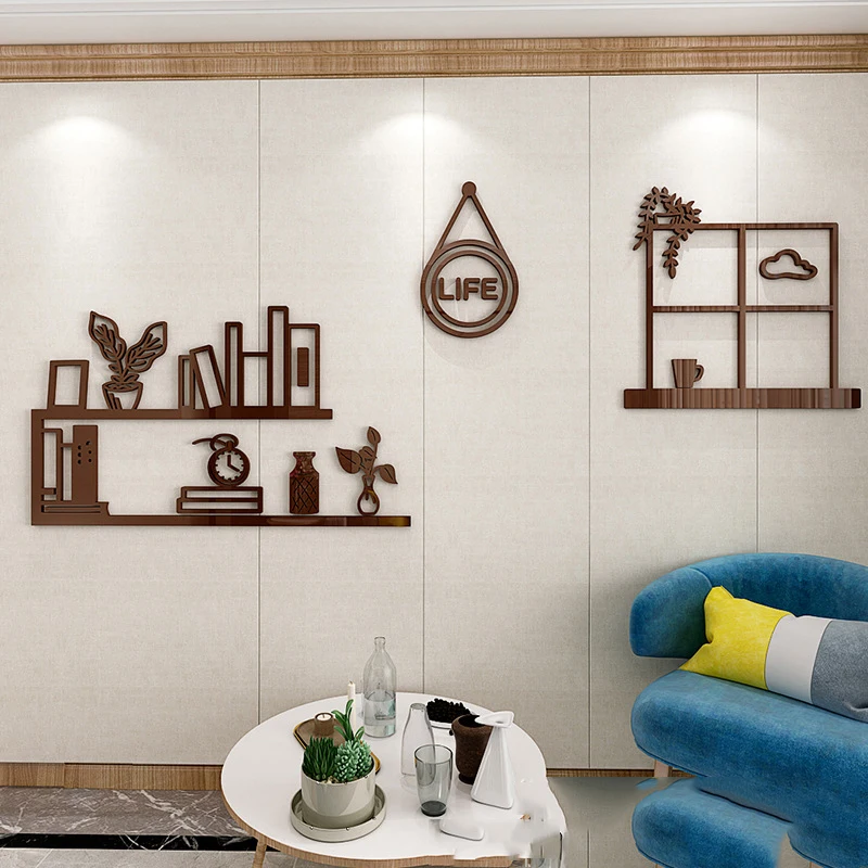 Nordic Style Literary Bookshelf Poster 3D three-Dimensional Wall Sticker Simple Bedroom Decoration S Dormitory Acrylic Sticker
Nordic Style Literary Bookshelf Poster 3D three-Dimensional Wall Sticker Simple Bedroom Decoration S Dormitory Acrylic Sticker