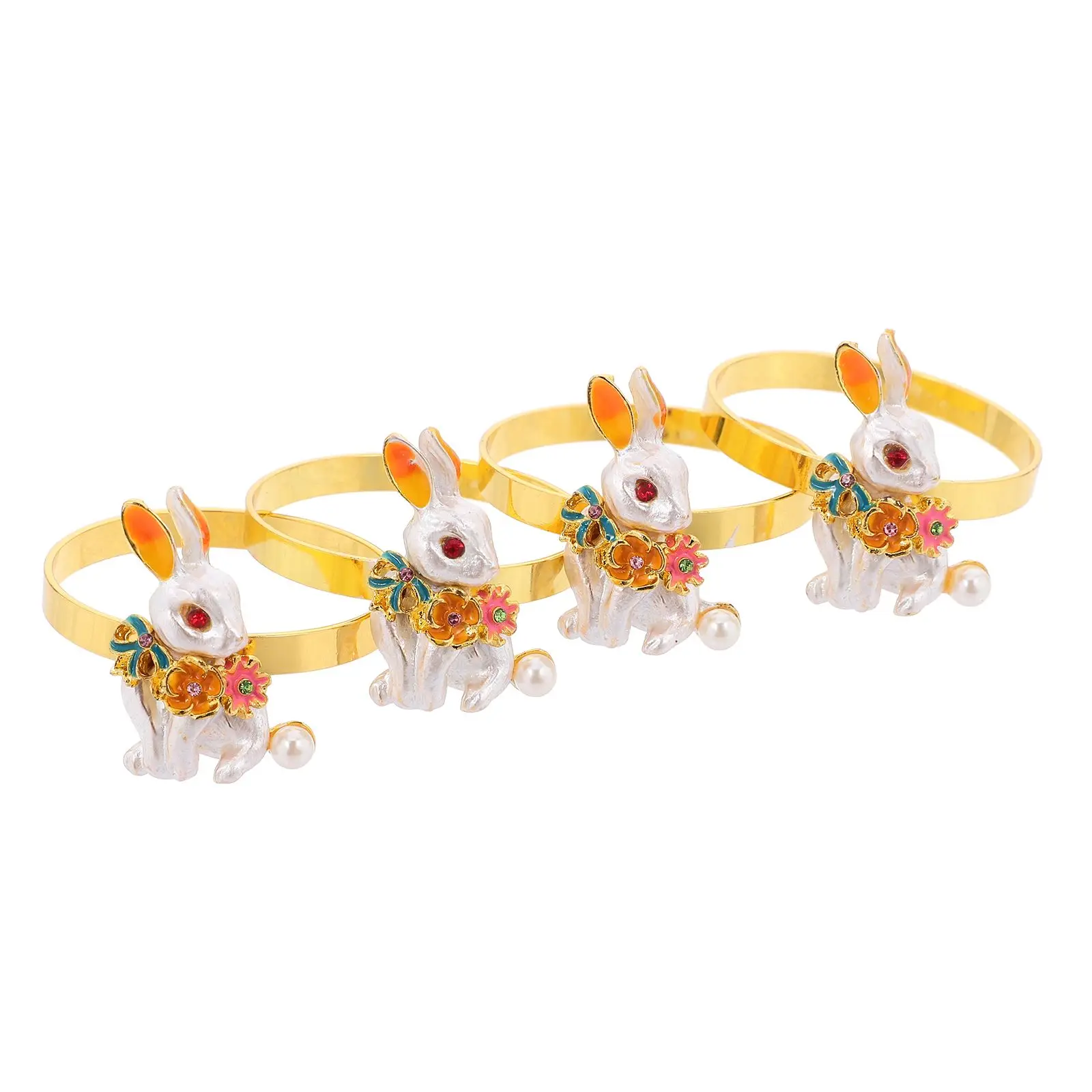 Easter Napkin Rings 4 Pcs Buckle Longlasting Dining Table Decor Holiday Serviette Accessories Spring
Easter Napkin Rings 4 Pcs Buckle Longlasting Dining Table Decor Holiday Serviette Accessories Spring