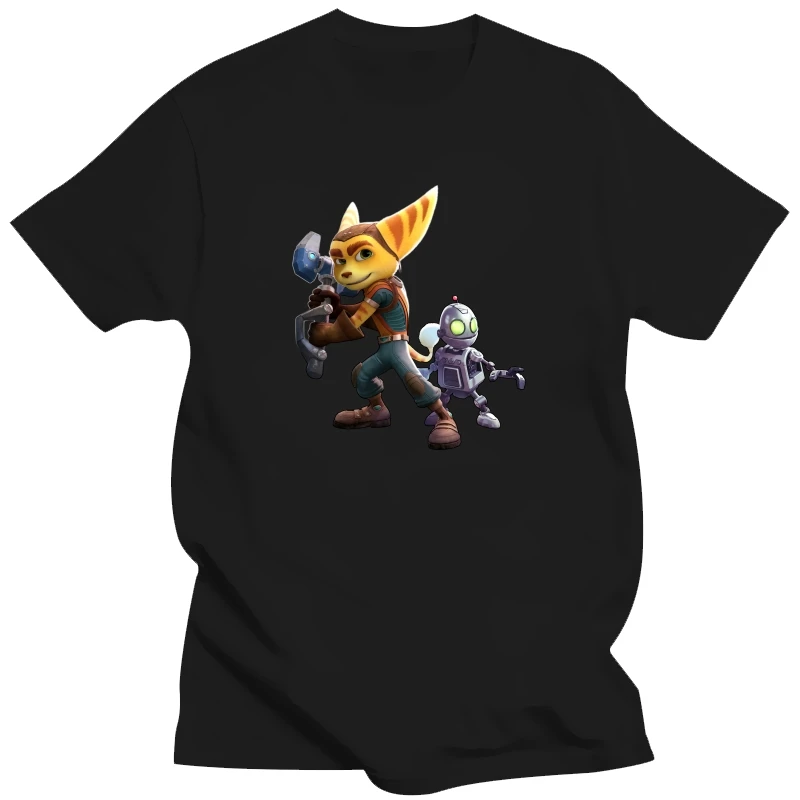 Мужская футболка Ratchet & Clank, классическая модная футболка Ratchet & Clank, уличная одежда с графическим рисунком, хипстерская одежда
Мужская футболка Ratchet & Clank, классическая модная футболка Ratchet & Clank, уличная одежда с графическим рисунком, хипстерская одежда