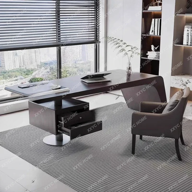 minimalist office boss desk modern light luxury high-end villa solid wood writing desk
minimalist office boss desk modern light luxury high-end villa solid wood writing desk
