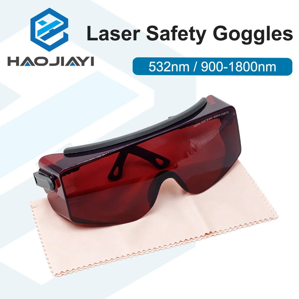 OD8+ Laser Safety Goggles 532nm & 900-1800nm CE Certified Protective Eyewear for Fiber Laser Marking Engraving Cutting Machine
OD8+ Laser Safety Goggles 532nm & 900-1800nm CE Certified Protective Eyewear for Fiber Laser Marking Engraving Cutting Machine
