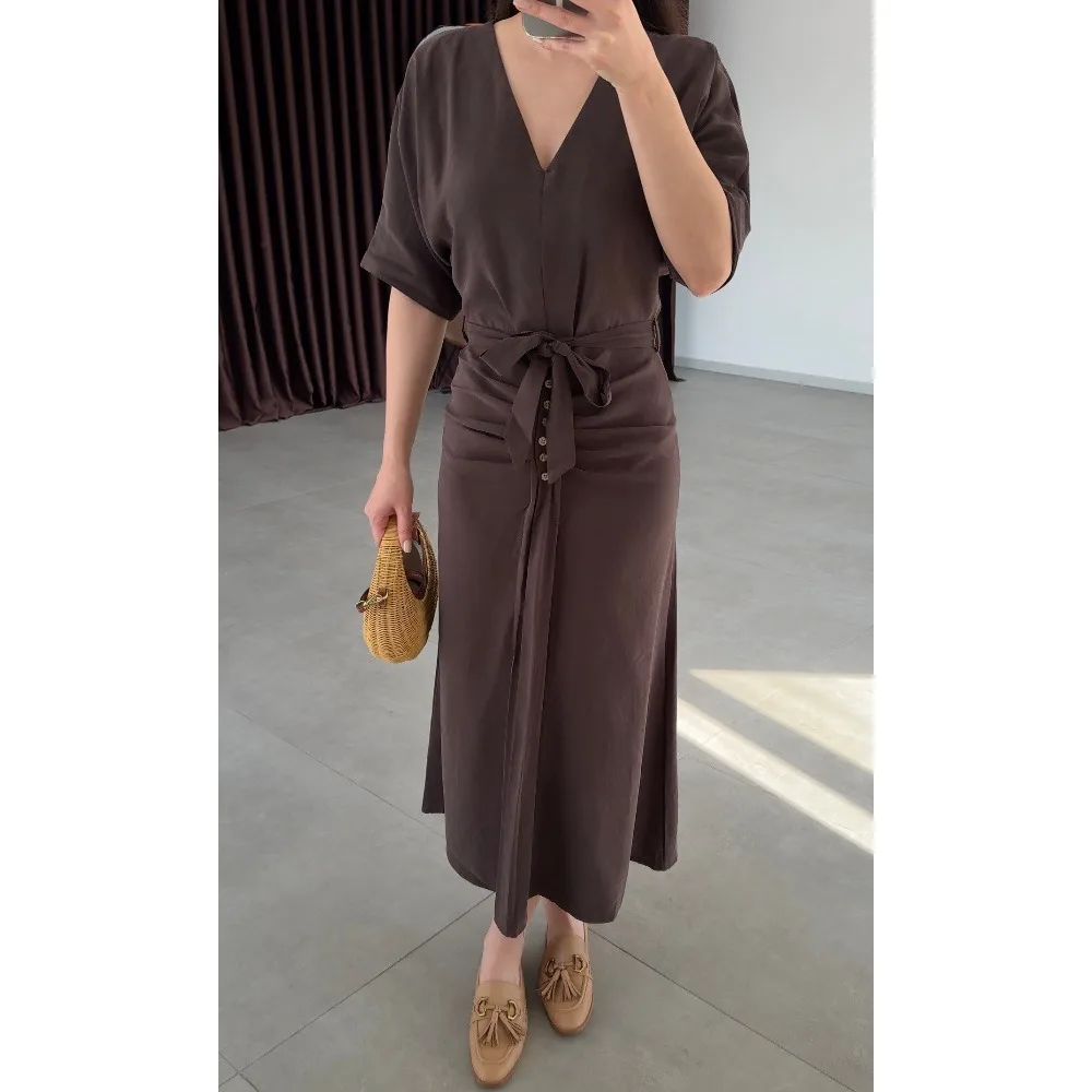 Customized V Neck Evening Dress Ruched Women Elegant Pleated Homecoming Dresses Fashion Long Special Occasion Gowns 2026
Customized V Neck Evening Dress Ruched Women Elegant Pleated Homecoming Dresses Fashion Long Special Occasion Gowns 2026