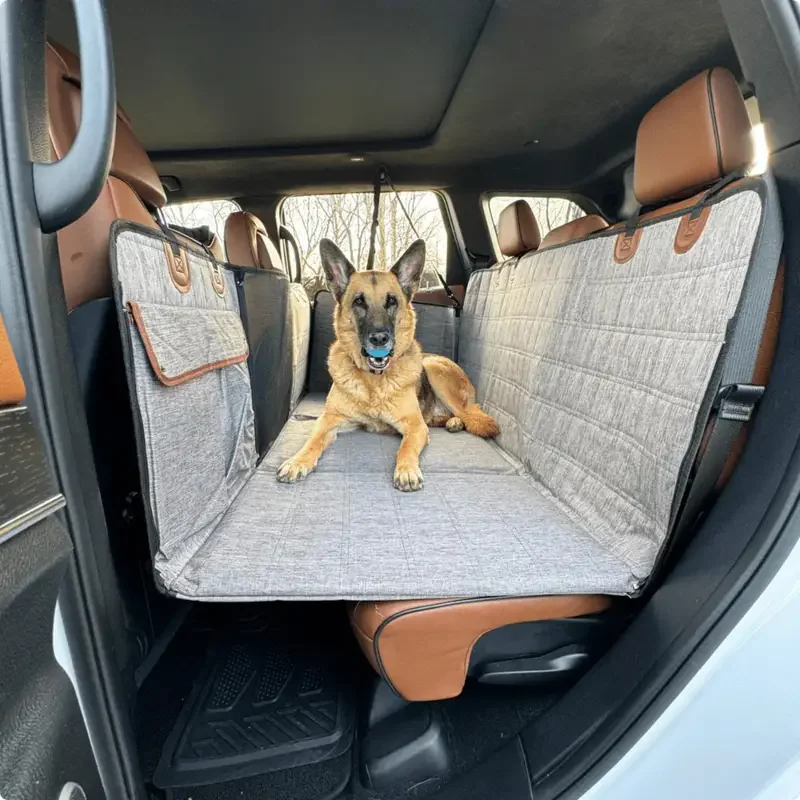 Dog Seat Oxford Mesh Ventilation Pet Hammock Dog Car Seat Cover Hard Bottom For Back Seat-Waterproof Dog Car Seat Backseat Cover
Dog Seat Oxford Mesh Ventilation Pet Hammock Dog Car Seat Cover Hard Bottom For Back Seat-Waterproof Dog Car Seat Backseat Cover