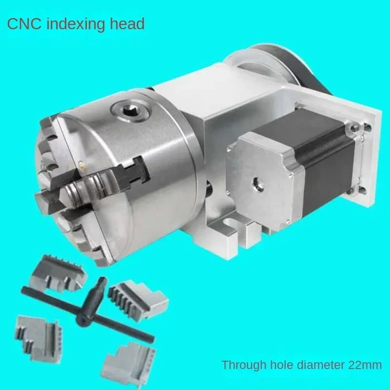Applicable To Engraving Machine Fourth Axis A Axis Rotating Axis CNC Universal Dividing Head) 100mm Chuck Through Hole 22mmHot S
Applicable To Engraving Machine Fourth Axis A Axis Rotating Axis CNC Universal Dividing Head) 100mm Chuck Through Hole 22mmHot S