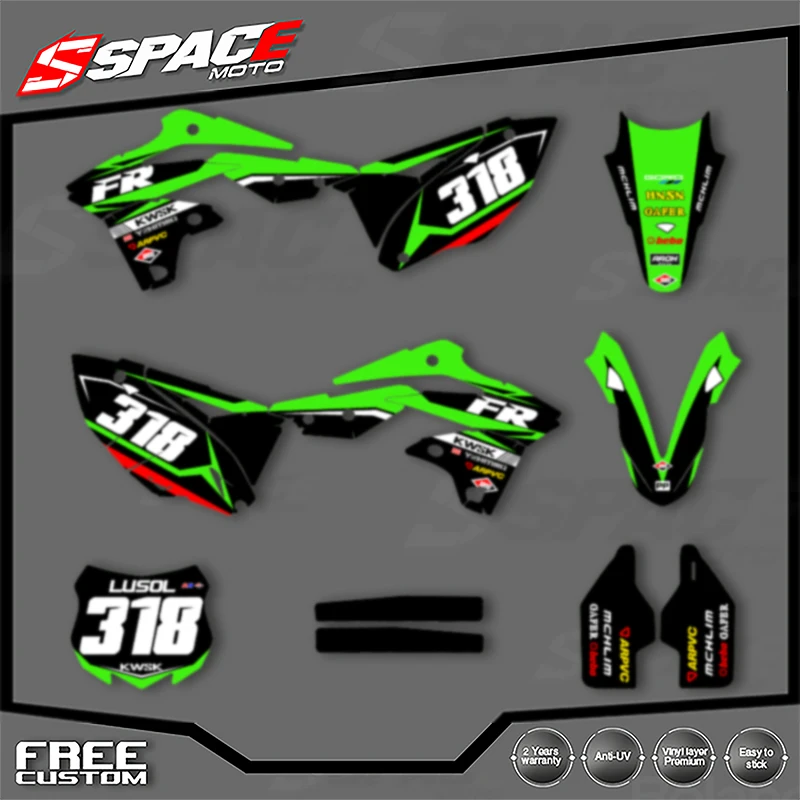 SPACE Motorcycle Graphics Decals Stickers for KAWASAKI 2013 2014 2015 2016 KX250F Decals Stickers Kits 005
SPACE Motorcycle Graphics Decals Stickers for KAWASAKI 2013 2014 2015 2016 KX250F Decals Stickers Kits 005