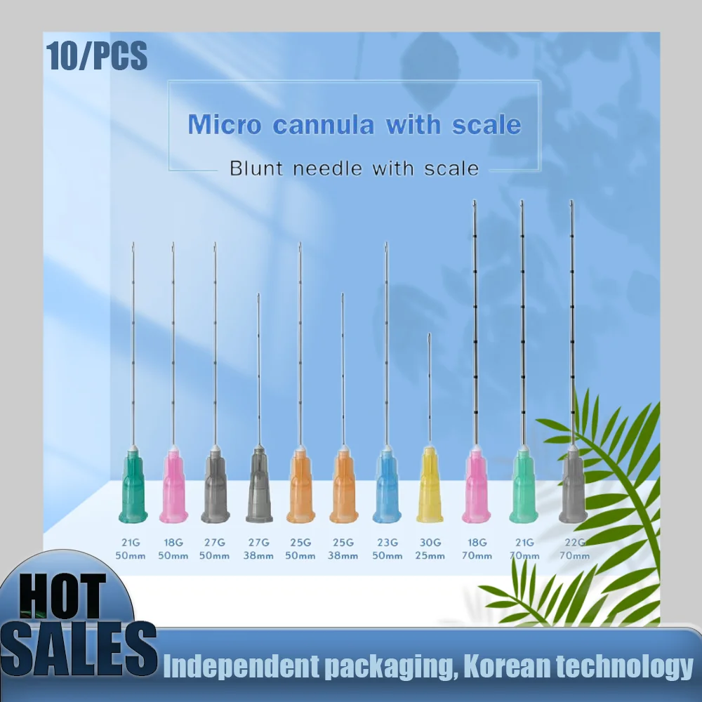 20Pcs Blunt Cannula For Filler Injection 14G18G 20G 21G 22G 23G 25G 27G 30G Uric Acid Facial Filling Nose Slight Blunt Needle
20Pcs Blunt Cannula For Filler Injection 14G18G 20G 21G 22G 23G 25G 27G 30G Uric Acid Facial Filling Nose Slight Blunt Needle