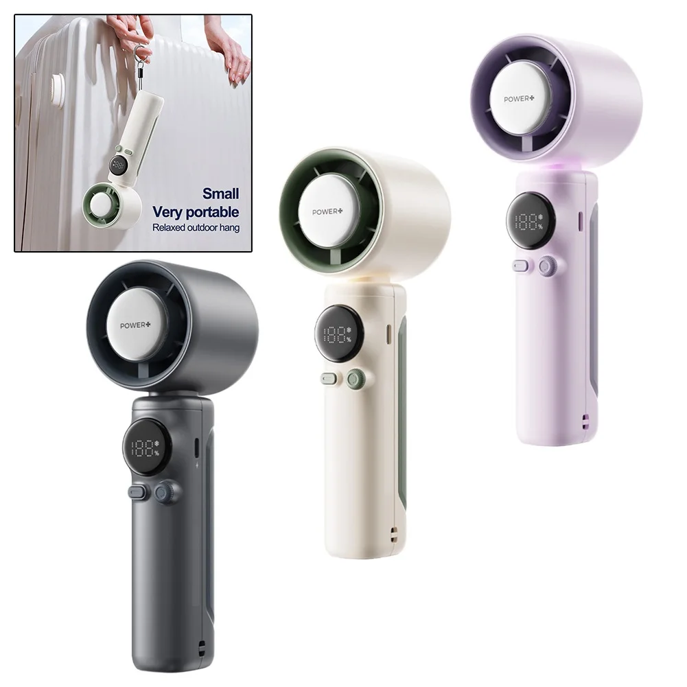 Comfortable Grip Portable Fan High Speed Turbo Fan 10600 RPM 4,000mAh Battery 8ms Wind Speed Adjustable Wind Speed
Comfortable Grip Portable Fan High Speed Turbo Fan 10600 RPM 4,000mAh Battery 8ms Wind Speed Adjustable Wind Speed
