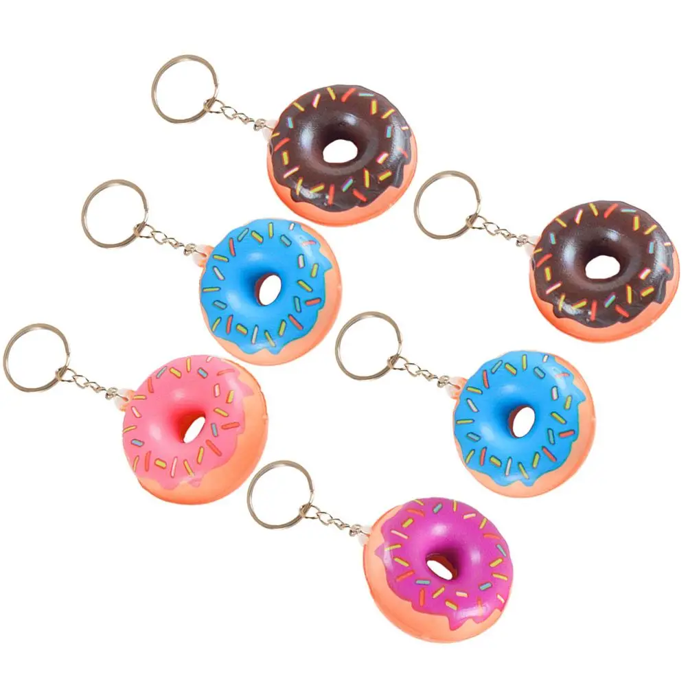 6 Pcs Donut Keychain Cute Decorative Pendant Purse Hanging Ornaments Keyring Cartoon
6 Pcs Donut Keychain Cute Decorative Pendant Purse Hanging Ornaments Keyring Cartoon