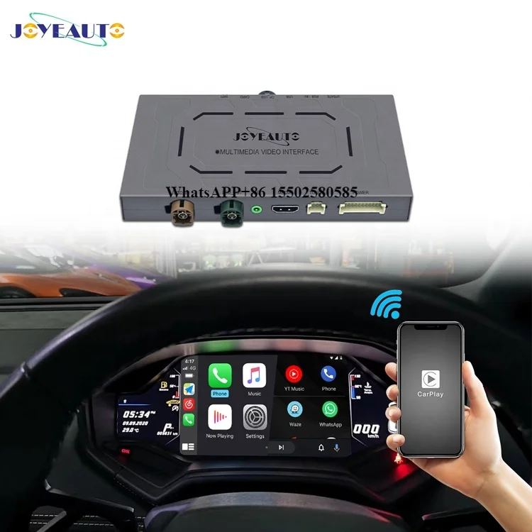JoyeAuto Wireless CarPlay Adapter for Lamborghini Gallardo/Huracan (2011-2020) CarPlay USB Dongle, Plug & Play
JoyeAuto Wireless CarPlay Adapter for Lamborghini Gallardo/Huracan (2011-2020) CarPlay USB Dongle, Plug & Play