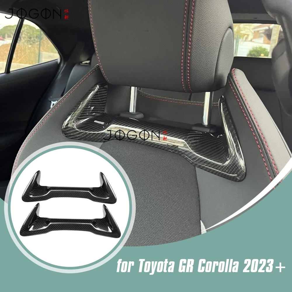 2 шт. DRY из углеродного волокна, салон автомобиля, подголовник, табличка, рамка, накладка, аксессуары для Toyota GR Corolla 2023 2024 2025
2 шт. DRY из углеродного волокна, салон автомобиля, подголовник, табличка, рамка, накладка, аксессуары для Toyota GR Corolla 2023 2024 2025