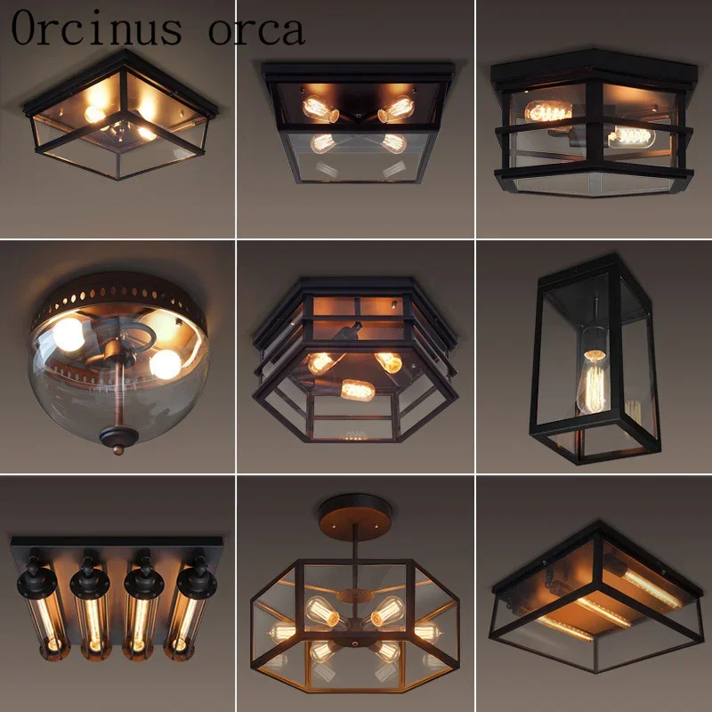 American style retro industrial glass ceiling lamp restaurant coffee shop corridor creative rectangle ceiling lamp
American style retro industrial glass ceiling lamp restaurant coffee shop corridor creative rectangle ceiling lamp