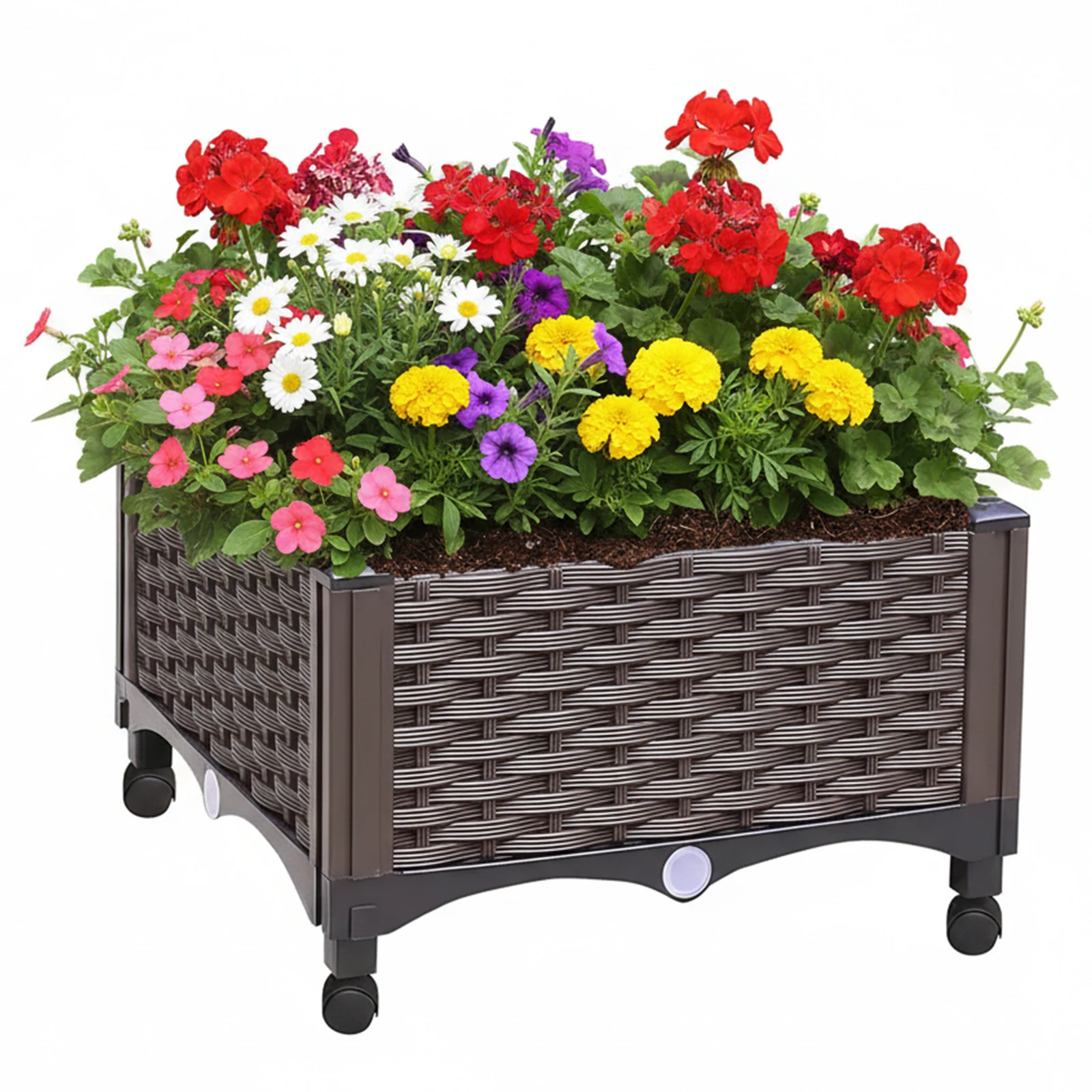 Приподнятые грядки с дренажным клапаном для сада, патио, балкона (А)
Приподнятые грядки с дренажным клапаном для сада, патио, балкона (А)