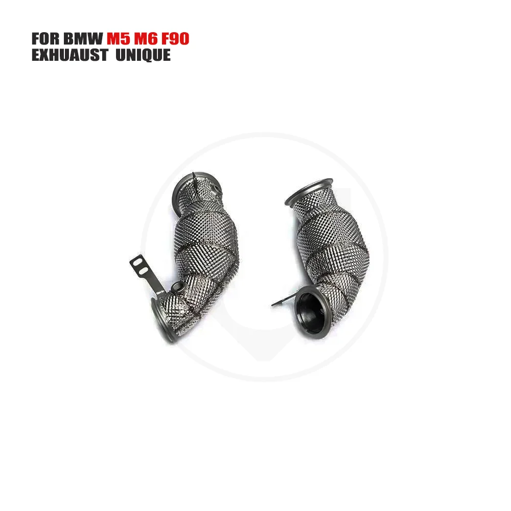UNIQUE Car Accessories Exhaust Downpipe High Flow Performance for BMW F90 M5 M6 F10 F12 2011-2016 With OPF Catalytic Converter
UNIQUE Car Accessories Exhaust Downpipe High Flow Performance for BMW F90 M5 M6 F10 F12 2011-2016 With OPF Catalytic Converter