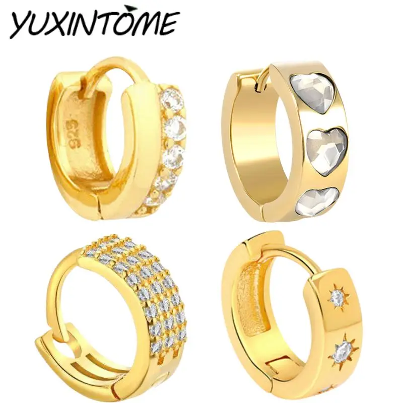 925 Sterling Silver Ear Needle High-end luxury Semi-Zircon Hoop Earrings Women's Niche Fashion Party Earrings Jewelry Gifts
925 Sterling Silver Ear Needle High-end luxury Semi-Zircon Hoop Earrings Women's Niche Fashion Party Earrings Jewelry Gifts