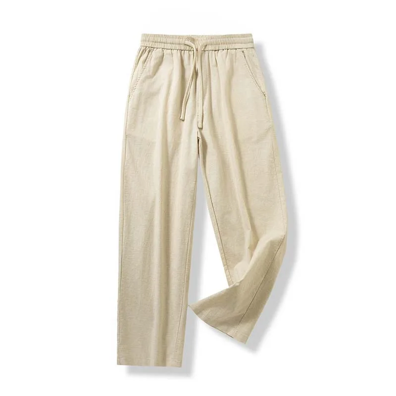 Men's Summer Pants Cooling Linen Cotton Baggy Y2k Gray Khaki Summer Latest Classic Man Streetwear Trousers for Men High Brand
Men's Summer Pants Cooling Linen Cotton Baggy Y2k Gray Khaki Summer Latest Classic Man Streetwear Trousers for Men High Brand
