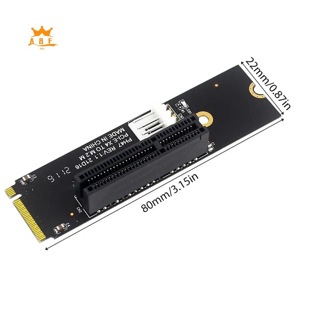A08E-NGFF M.2 To PCI-E 4X Riser Card M2 M Key To Pcie X4 Adapter With LED Indicator SATA Power Riser For Bitcoin Mining
A08E-NGFF M.2 To PCI-E 4X Riser Card M2 M Key To Pcie X4 Adapter With LED Indicator SATA Power Riser For Bitcoin Mining