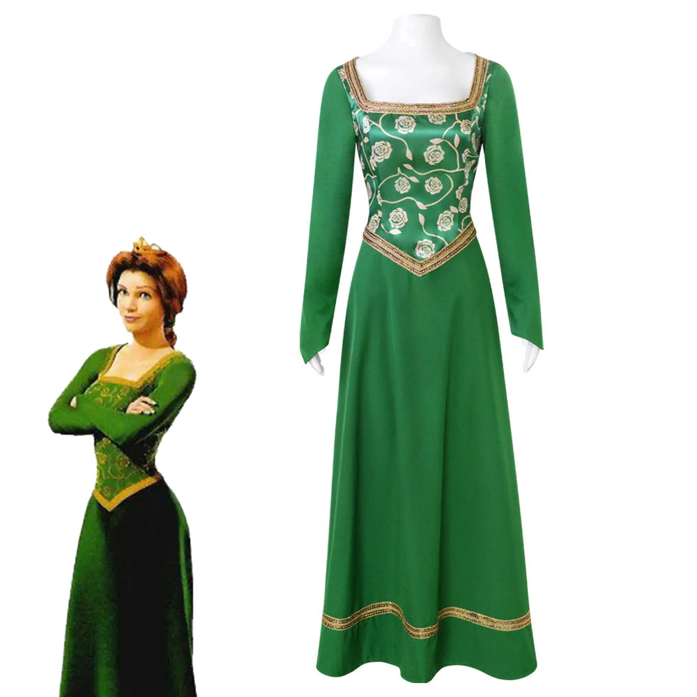 Monster Shrekona Princess Cosplay Costume, Two-dimensional Anime Princess Fiona Green Dress Comic Con
Monster Shrekona Princess Cosplay Costume, Two-dimensional Anime Princess Fiona Green Dress Comic Con