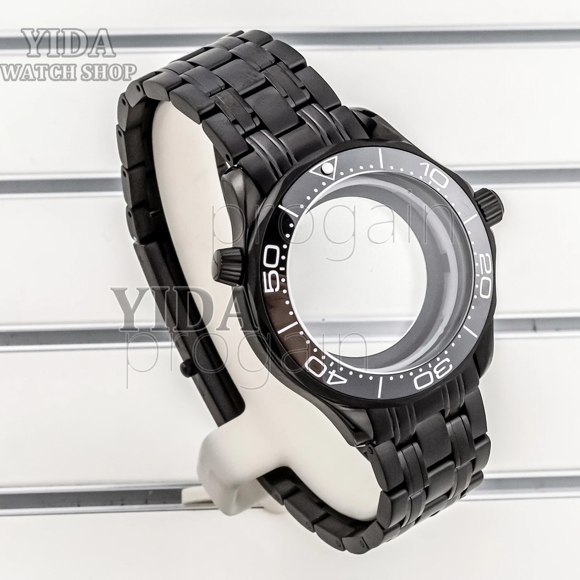 NH35 Case 41mm Black Watch Case Stainless Steel Band Sapphire Glass 10ATM Waterproof For Seamaster 300 NH36 Mechanical Movement
NH35 Case 41mm Black Watch Case Stainless Steel Band Sapphire Glass 10ATM Waterproof For Seamaster 300 NH36 Mechanical Movement