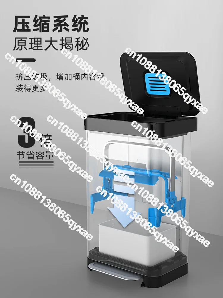 V8J3JAH Kitchen Compressible Trash Can Household Large Capacity Foot Trash Can with Lid
V8J3JAH Kitchen Compressible Trash Can Household Large Capacity Foot Trash Can with Lid