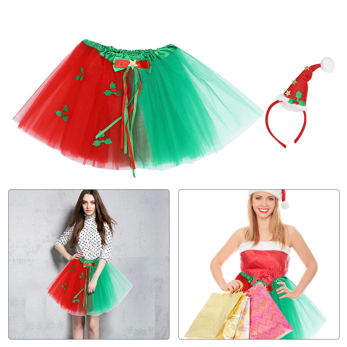 Christmas Tutu Skirt Headband Set For s Costume Girls Shiny Outfit Durable Material Christmas Themed s Party
Christmas Tutu Skirt Headband Set For s Costume Girls Shiny Outfit Durable Material Christmas Themed s Party