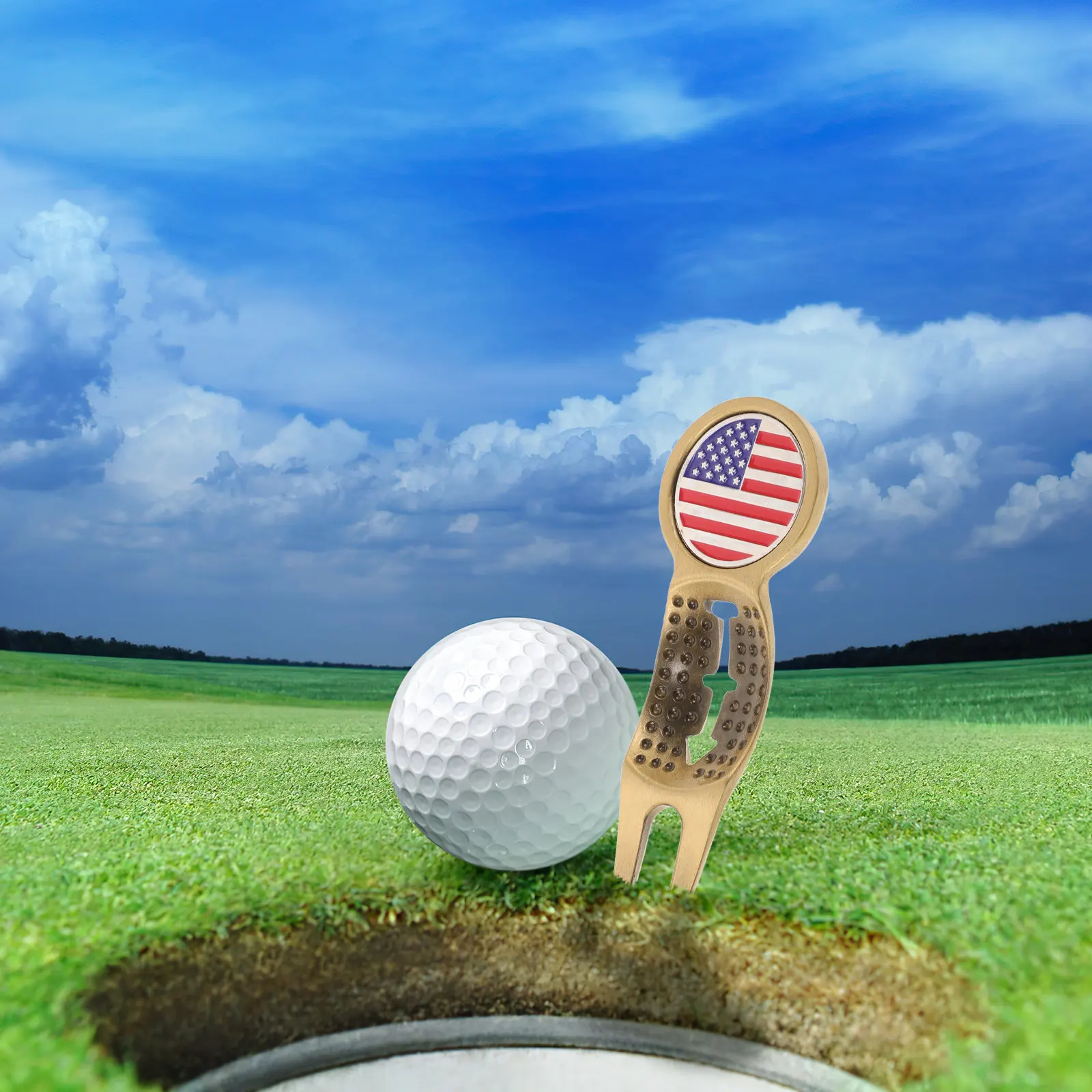 Professional Golf Divot Repair Fork with Ball Marker Function Multitool for Accurate Positioning and Grass Maintenance
Professional Golf Divot Repair Fork with Ball Marker Function Multitool for Accurate Positioning and Grass Maintenance