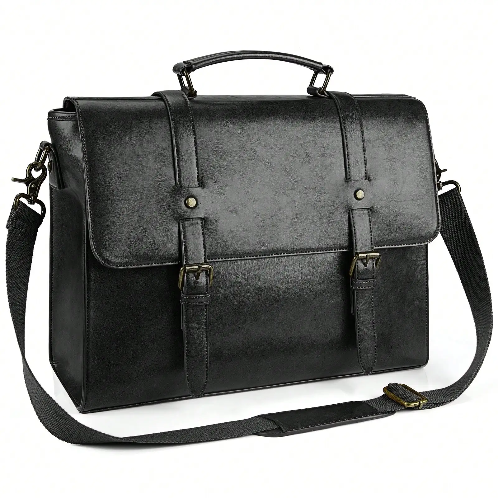 Mens Messenger Bag Vintage 15.6 Inch Waterproof Leather Laptop Briefcase Large Satchel Shoulder Bag Retro Office College Computer Bag
Mens Messenger Bag Vintage 15.6 Inch Waterproof Leather Laptop Briefcase Large Satchel Shoulder Bag Retro Office College Computer Bag
