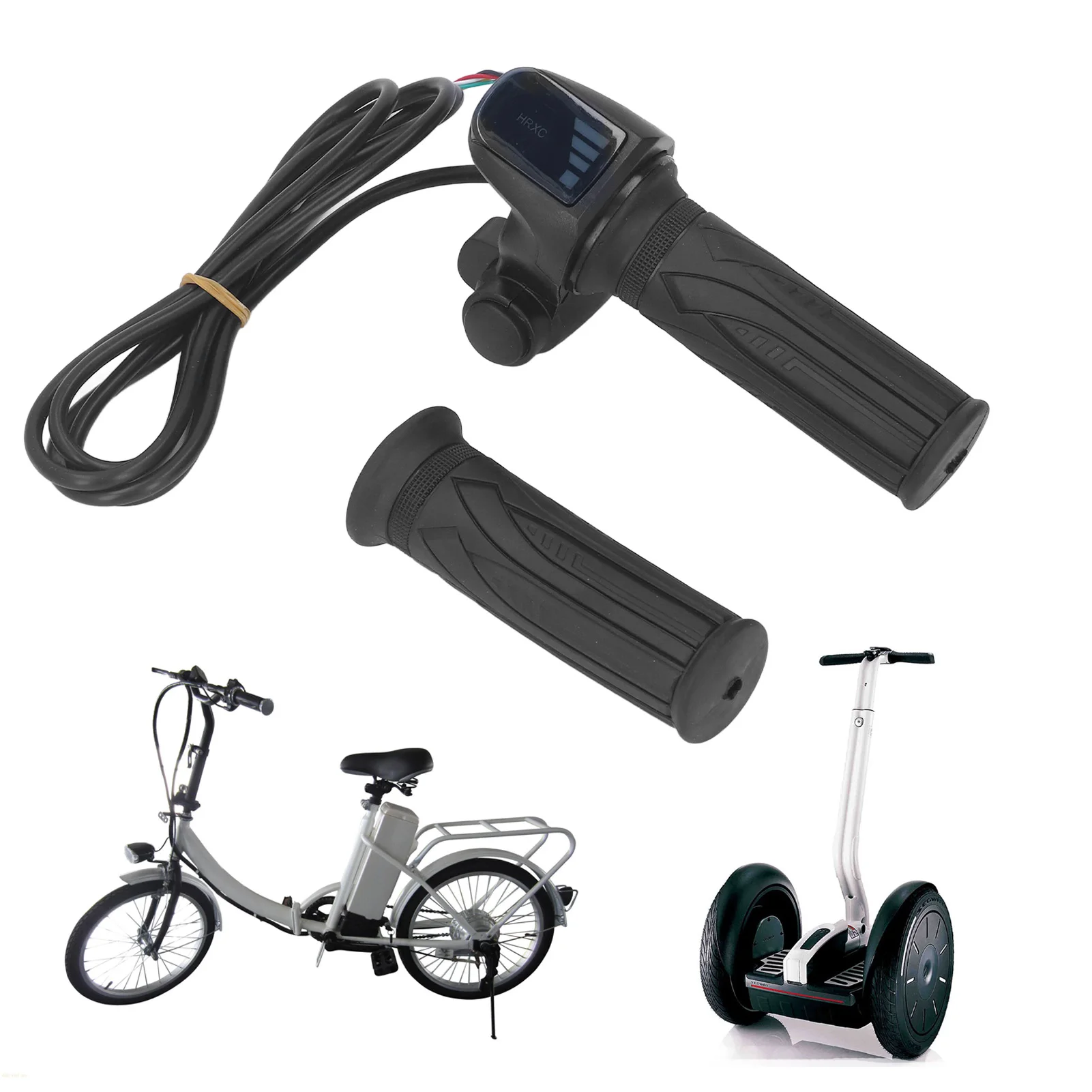 48V Electric Bike Throttle Grip, 48V Electric Bike Throttle Electric Bicycle Handlebar Throttle Grip with IC Induction
48V Electric Bike Throttle Grip, 48V Electric Bike Throttle Electric Bicycle Handlebar Throttle Grip with IC Induction