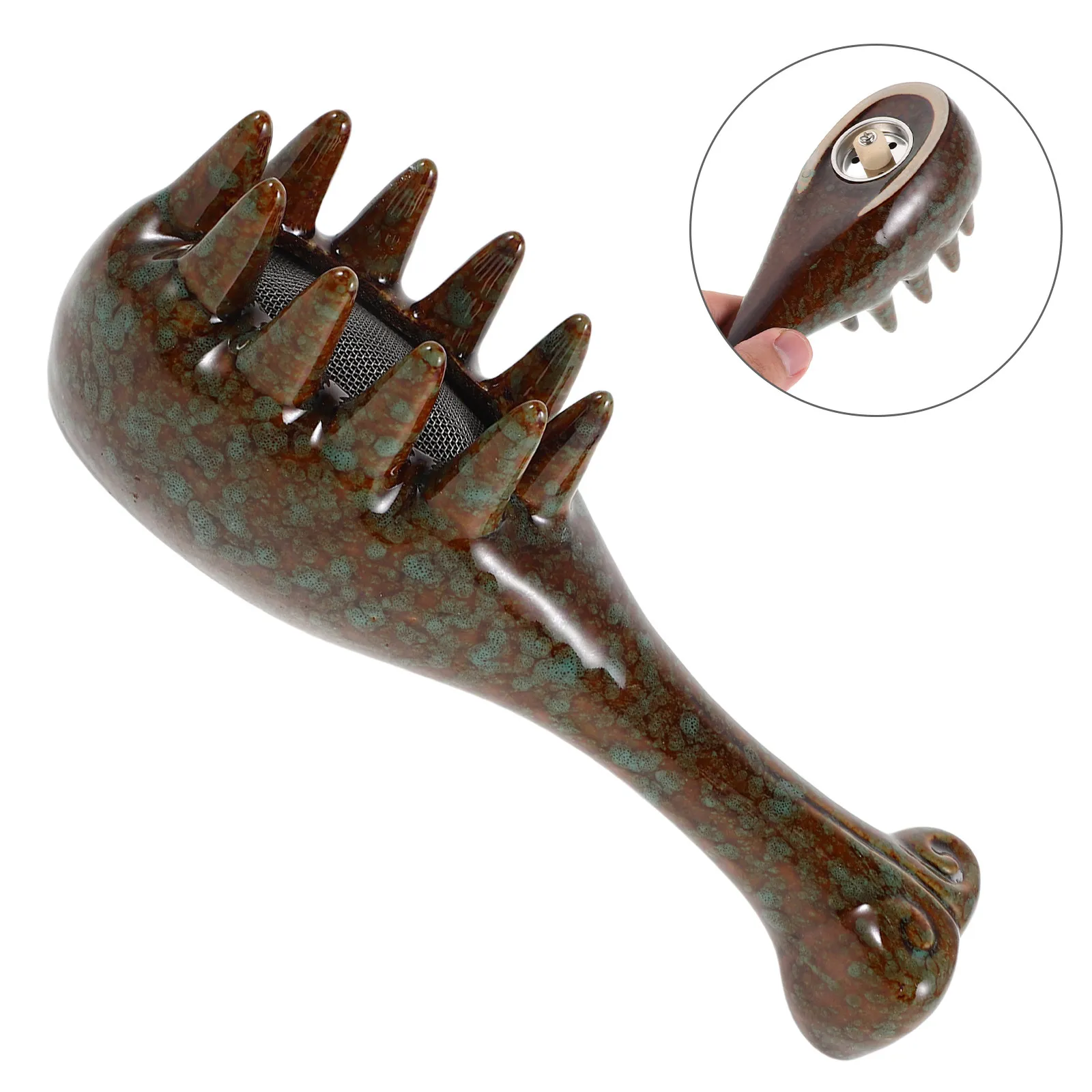 Ceramic Moxibustion Comb Ergonomic Handle Wide Tooth Scalp Massager Relaxation Hair Guasha Tool Home Use Scalp Care
Ceramic Moxibustion Comb Ergonomic Handle Wide Tooth Scalp Massager Relaxation Hair Guasha Tool Home Use Scalp Care