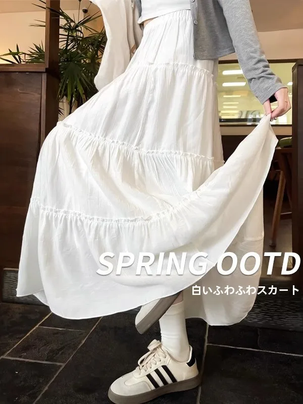 plus Size Women's White A-Line Skirt Spring Summer New High Waist Cake Skirt Soft Style Commute Korean Loose Fit Half Bo...
plus Size Women's White A-Line Skirt Spring Summer New High Waist Cake Skirt Soft Style Commute Korean Loose Fit Half Bo...