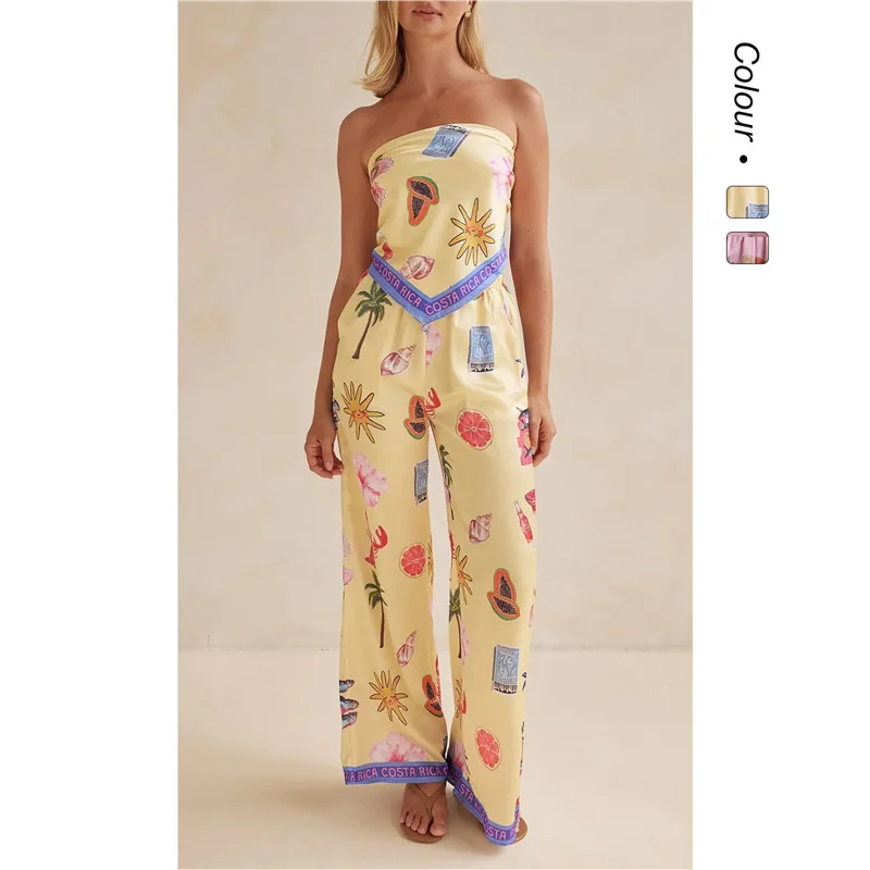 25 Summer New Fashion Sexy Print Strapless Wide-leg Set - 68668 Summer Maxi Dress Clothing Beach Boho Outfits
25 Summer New Fashion Sexy Print Strapless Wide-leg Set - 68668 Summer Maxi Dress Clothing Beach Boho Outfits