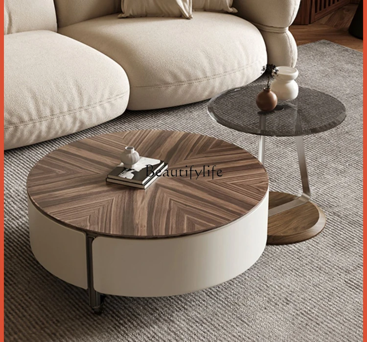 Medieval style coffee table movable belt wheel minimalist size round coffee table combination
Medieval style coffee table movable belt wheel minimalist size round coffee table combination