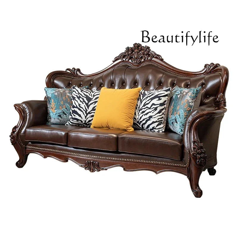 hh первый слой дивана из воловьей кожи, американский ретро, твердая древесина, орех, резьба по дереву, цветок, кожа, гостиная 123, комбинация
hh первый слой дивана из воловьей кожи, американский ретро, твердая древесина, орех, резьба по дереву, цветок, кожа, гостиная 123, комбинация