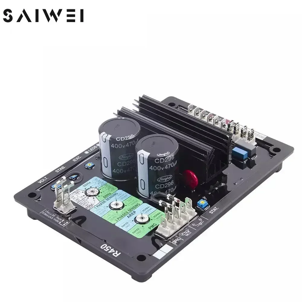 R450 AVR Power Generator Automatic voltage regulator Leroy Somer Alternator Stabilizer Module Integrated Circuit Control Parts
R450 AVR Power Generator Automatic voltage regulator Leroy Somer Alternator Stabilizer Module Integrated Circuit Control Parts