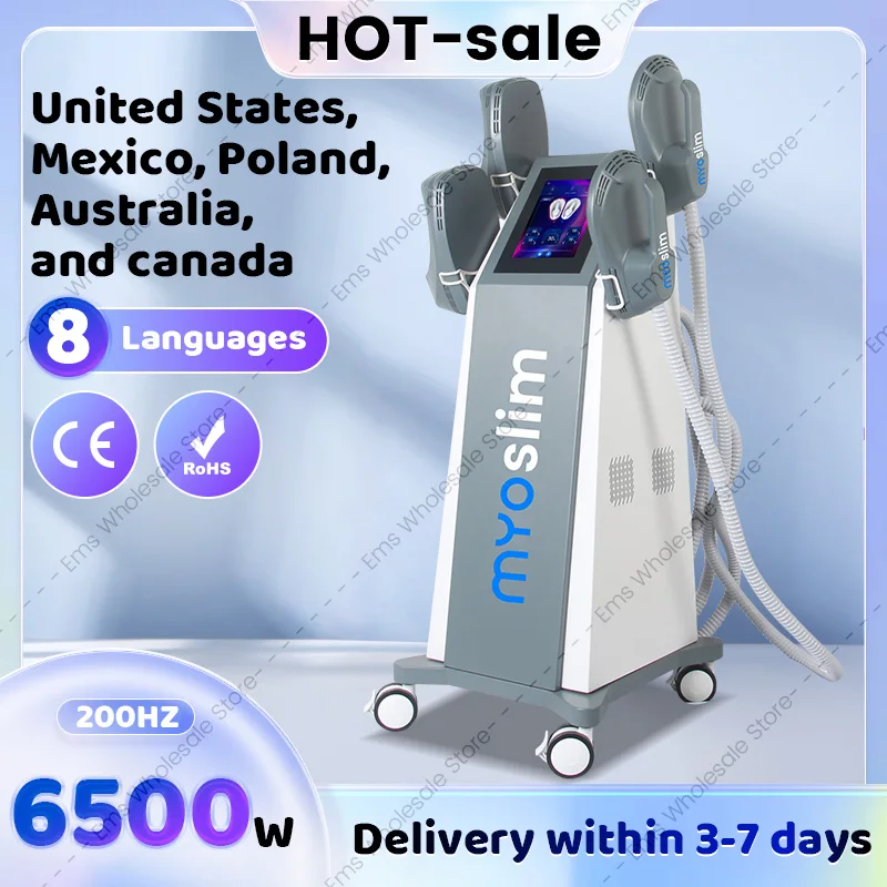 MYOslim Electromagnetic Muscle Stimulator Professional Sculpt 6500W 5-Handle Pelvic Cushion for Fitness Equipment & Supplies
MYOslim Electromagnetic Muscle Stimulator Professional Sculpt 6500W 5-Handle Pelvic Cushion for Fitness Equipment & Supplies
