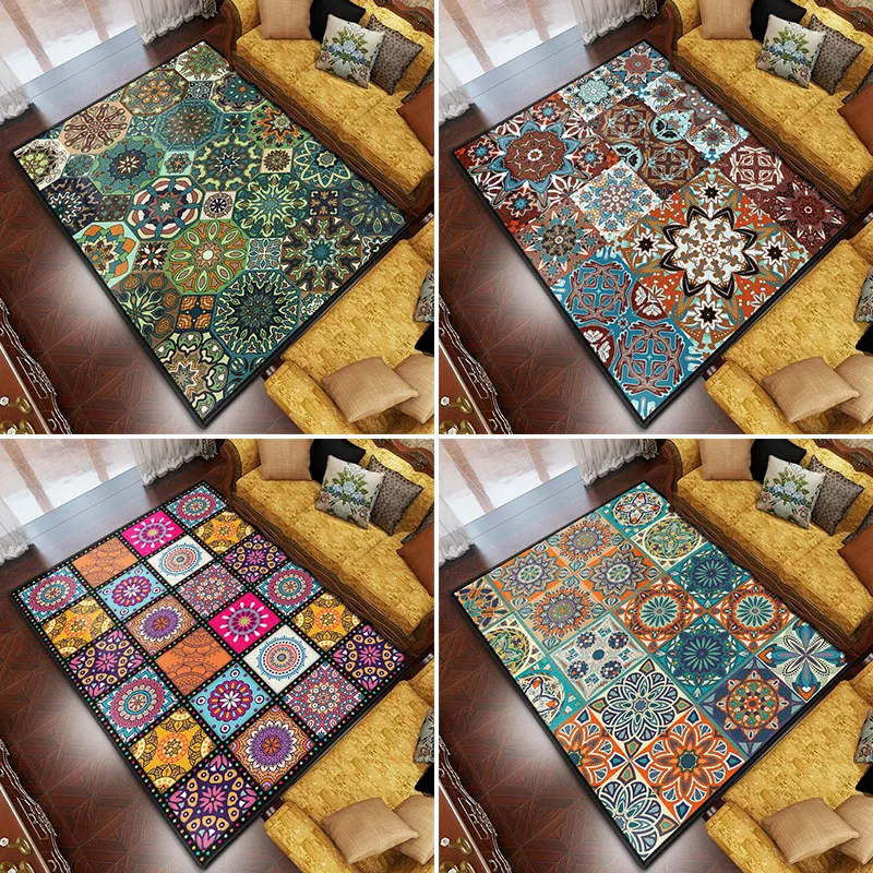 Ethnic Print Carpet Living Room Bedroom Floor Mat Bathroom Non-slip Carpet Living Room Rug Large Soft Fluffy Rug Dropshipping
Ethnic Print Carpet Living Room Bedroom Floor Mat Bathroom Non-slip Carpet Living Room Rug Large Soft Fluffy Rug Dropshipping