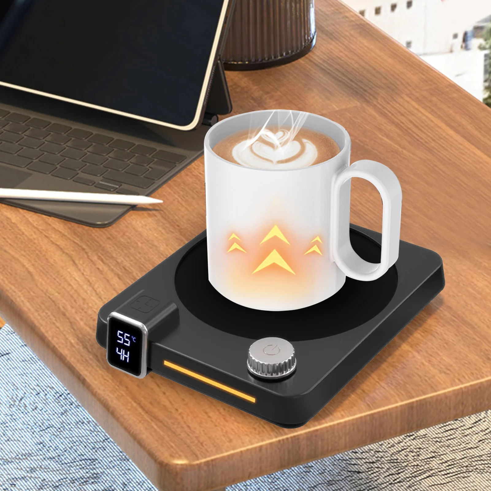 Подогреватель кофейных кружек, 9-настрочный электрический подогреватель чашек с автоматическим отключением таймера для кофе, чая, молока, напитков, грелка
Подогреватель кофейных кружек, 9-настрочный электрический подогреватель чашек с автоматическим отключением таймера для кофе, чая, молока, напитков, грелка