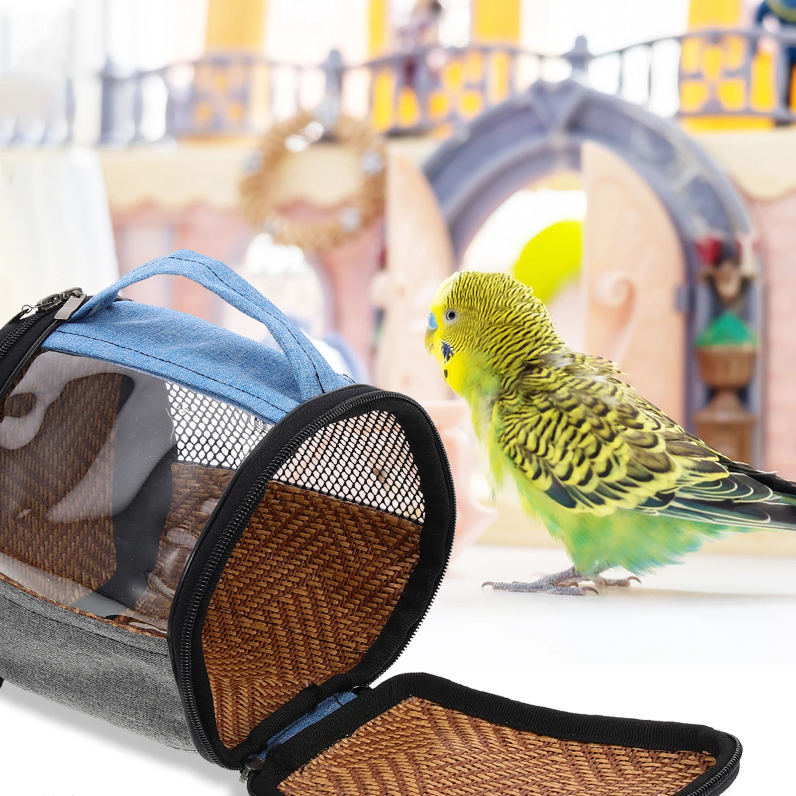 Parrot Out Bag Bird Carrier Pet Carrying Cage Small Portable Pouch Breathable Travel Practical Shoulder Strap Removable Outdoor
Parrot Out Bag Bird Carrier Pet Carrying Cage Small Portable Pouch Breathable Travel Practical Shoulder Strap Removable Outdoor