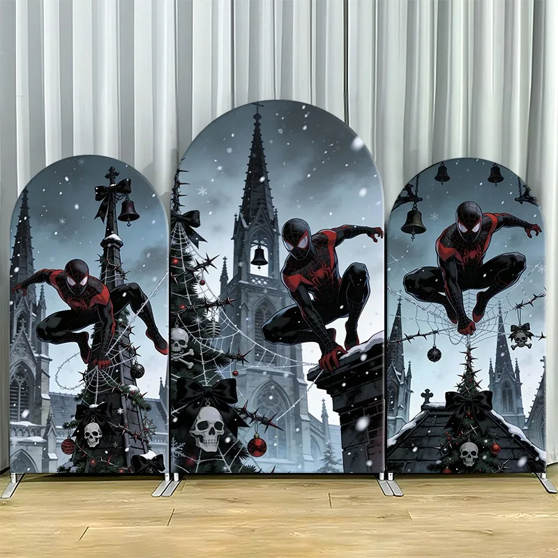 Arch Backdrop Cover Single Side Spider Man Snowy Gothic Cathedral Halloween Skull Party Decoration Photo Booth Background Props
Arch Backdrop Cover Single Side Spider Man Snowy Gothic Cathedral Halloween Skull Party Decoration Photo Booth Background Props